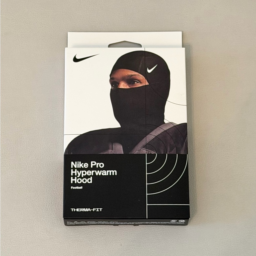 Nike Pro Therma-Fit Hyperwarm Hood Ski Mask Black Brand New